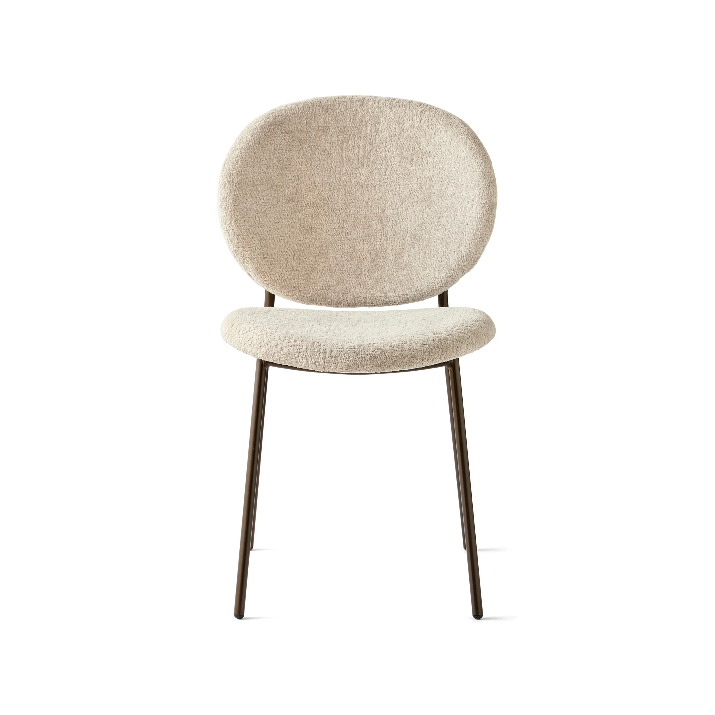 Inès Upholstered Dining Chair with Metal Base - Image 27