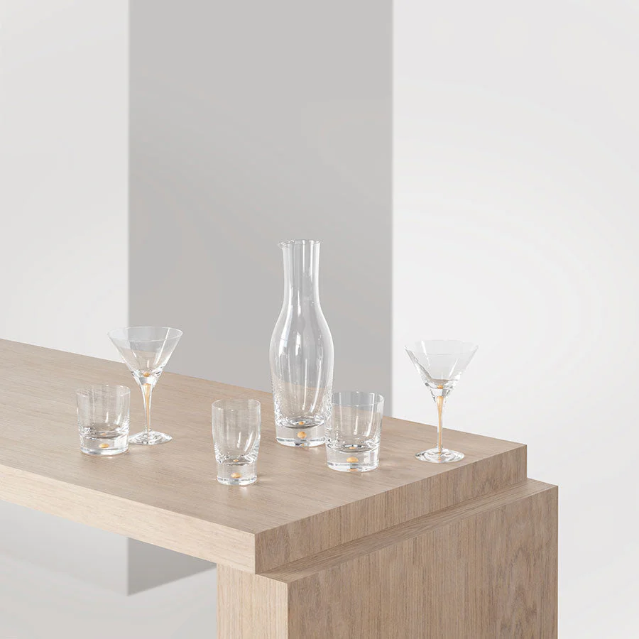 Intermezzo Gold Double Old Fashioned Glass (Set of 2) - Image 4