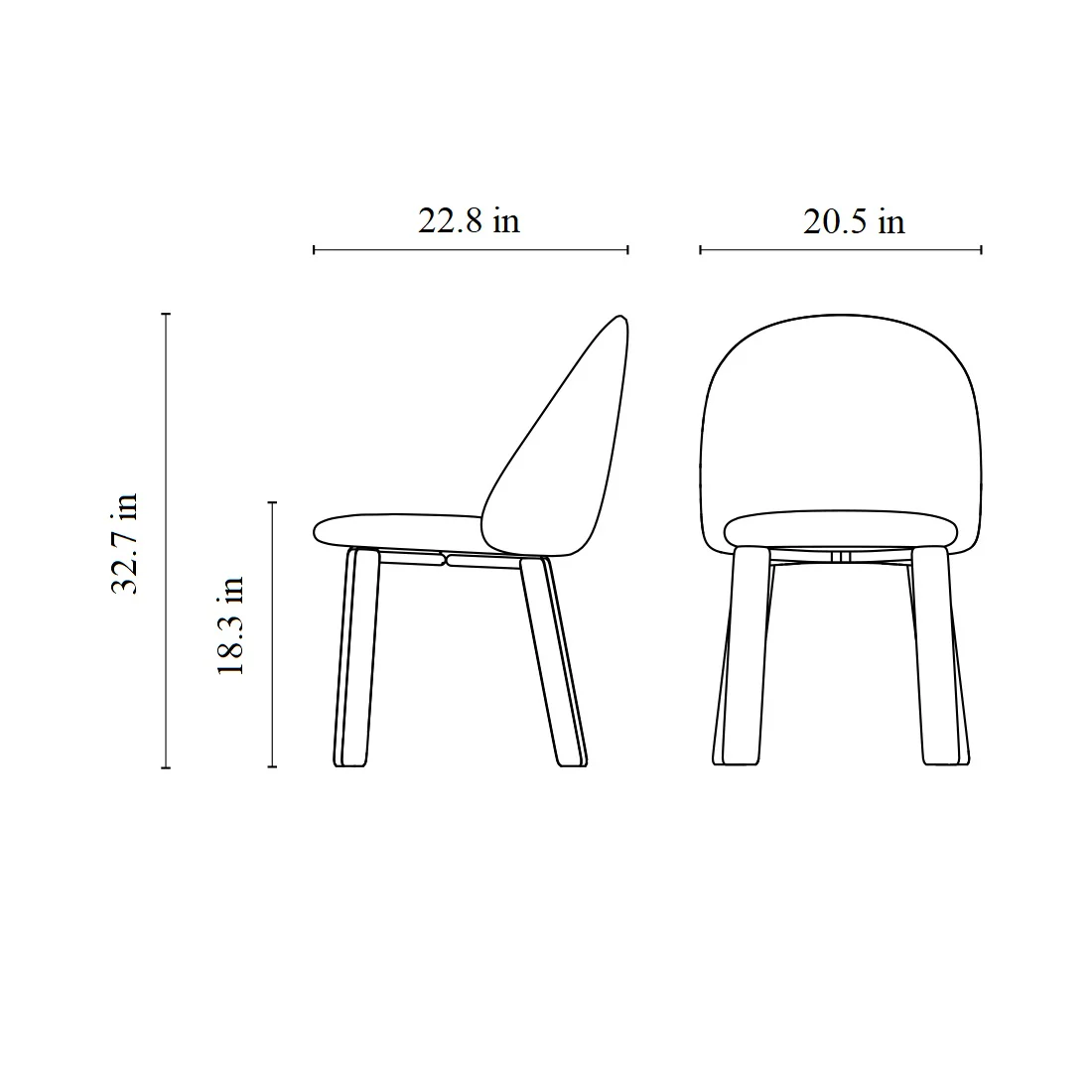 Iola Socks Dining Side Chair - Image 5
