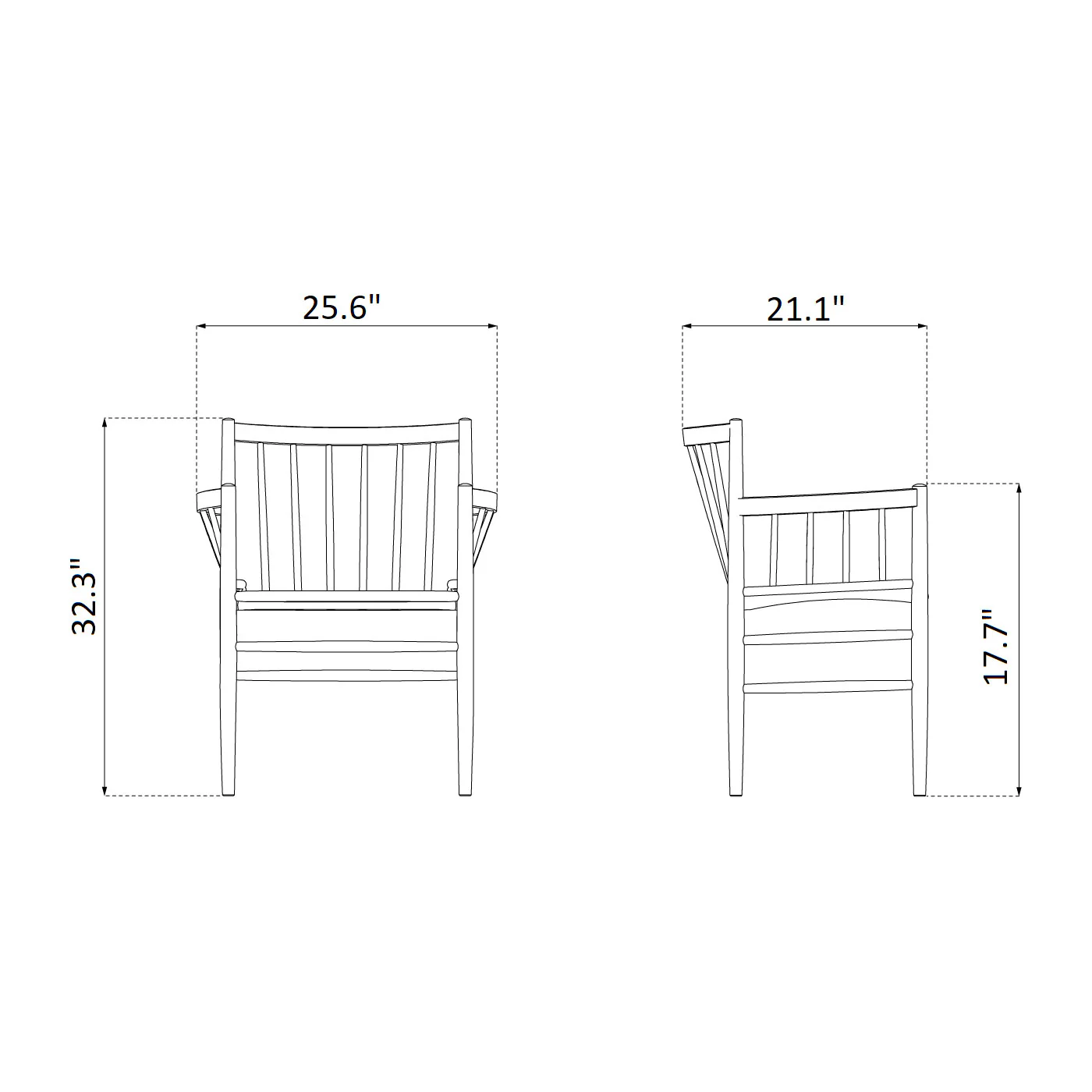 J81 Dining Armchair - Image 10