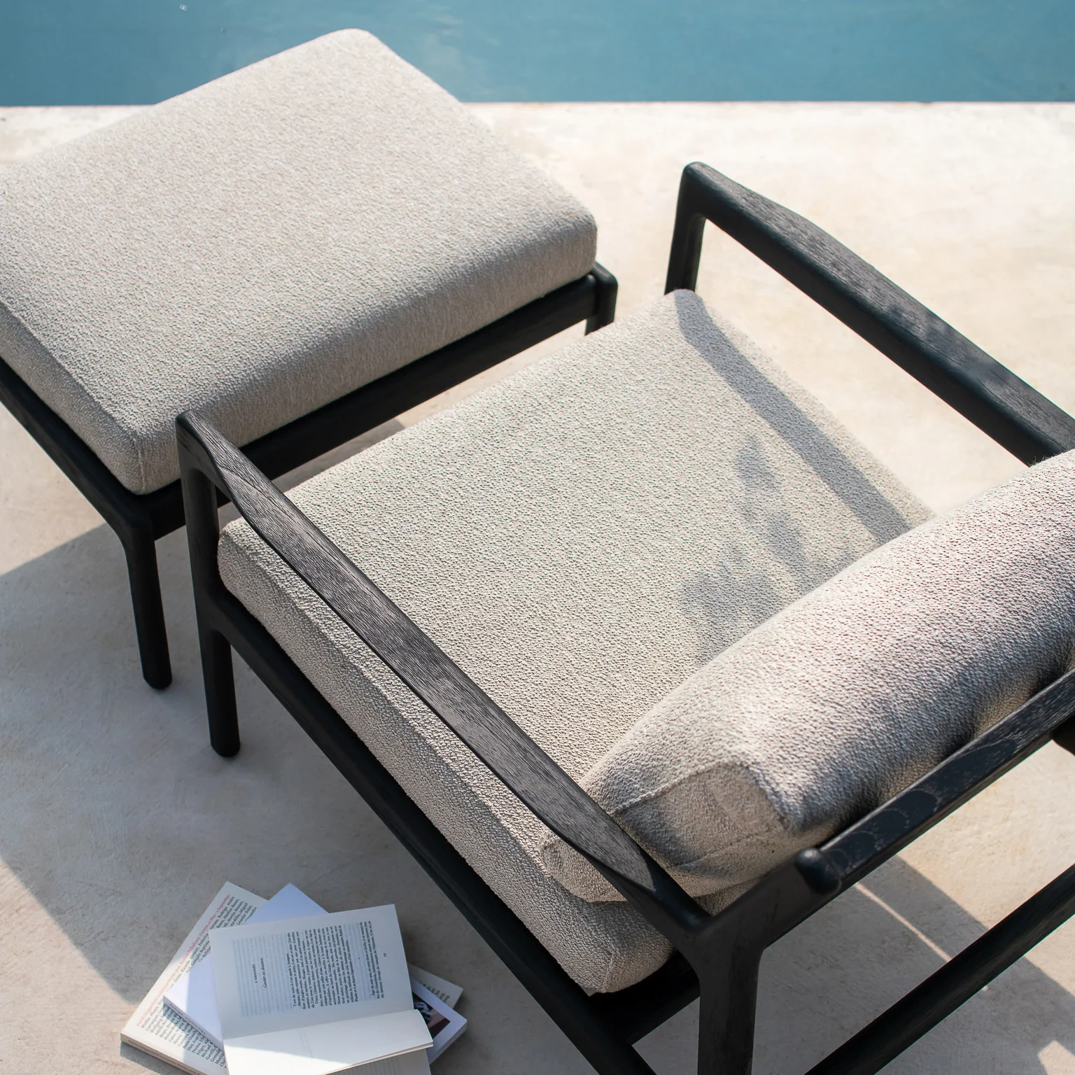 Jack Outdoor Lounge Chair and Ottoman - Image 33