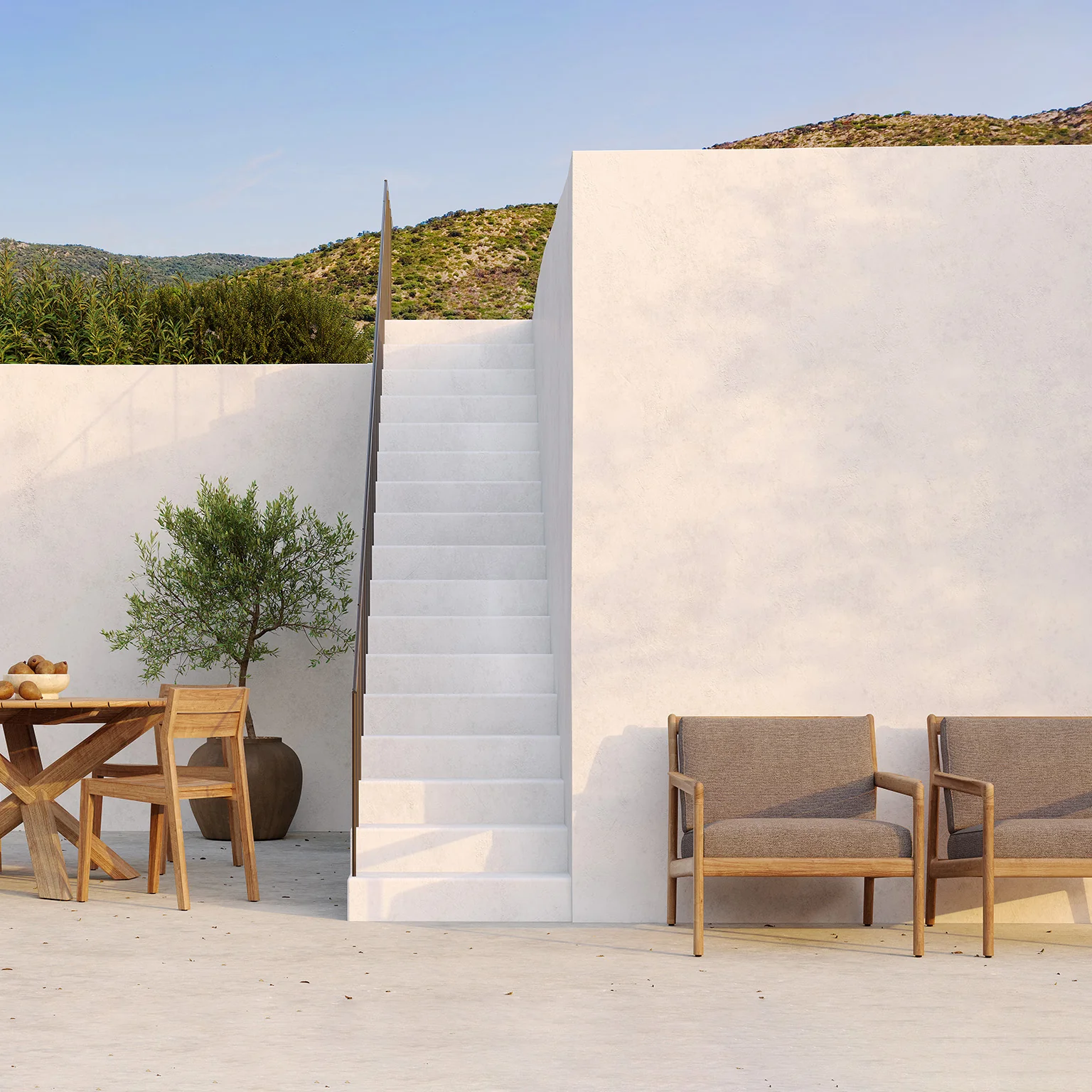 Jack Outdoor Lounge Chair and Ottoman - Image 34