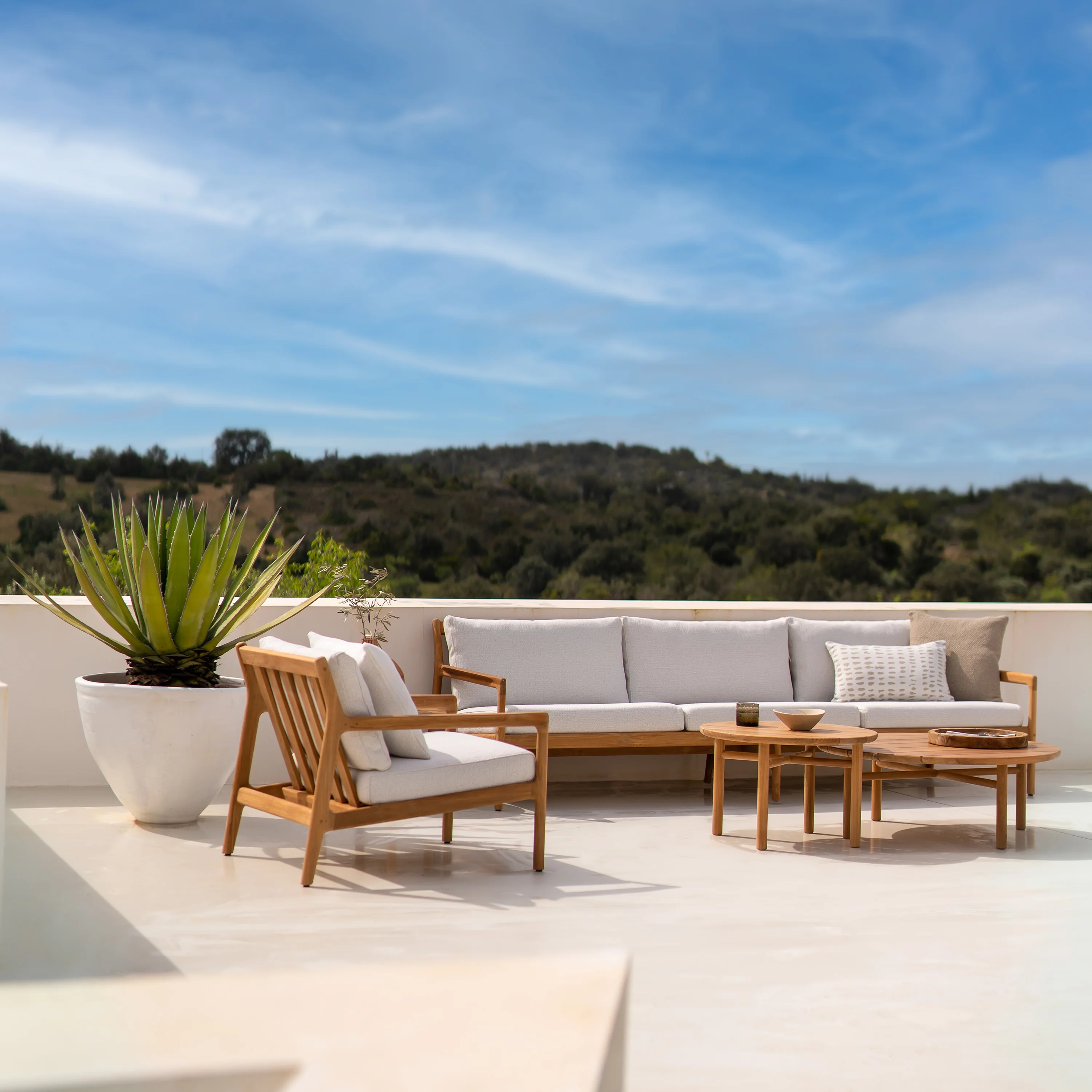 Jack Outdoor Upholstered 3 Seater Sofa - Image 27