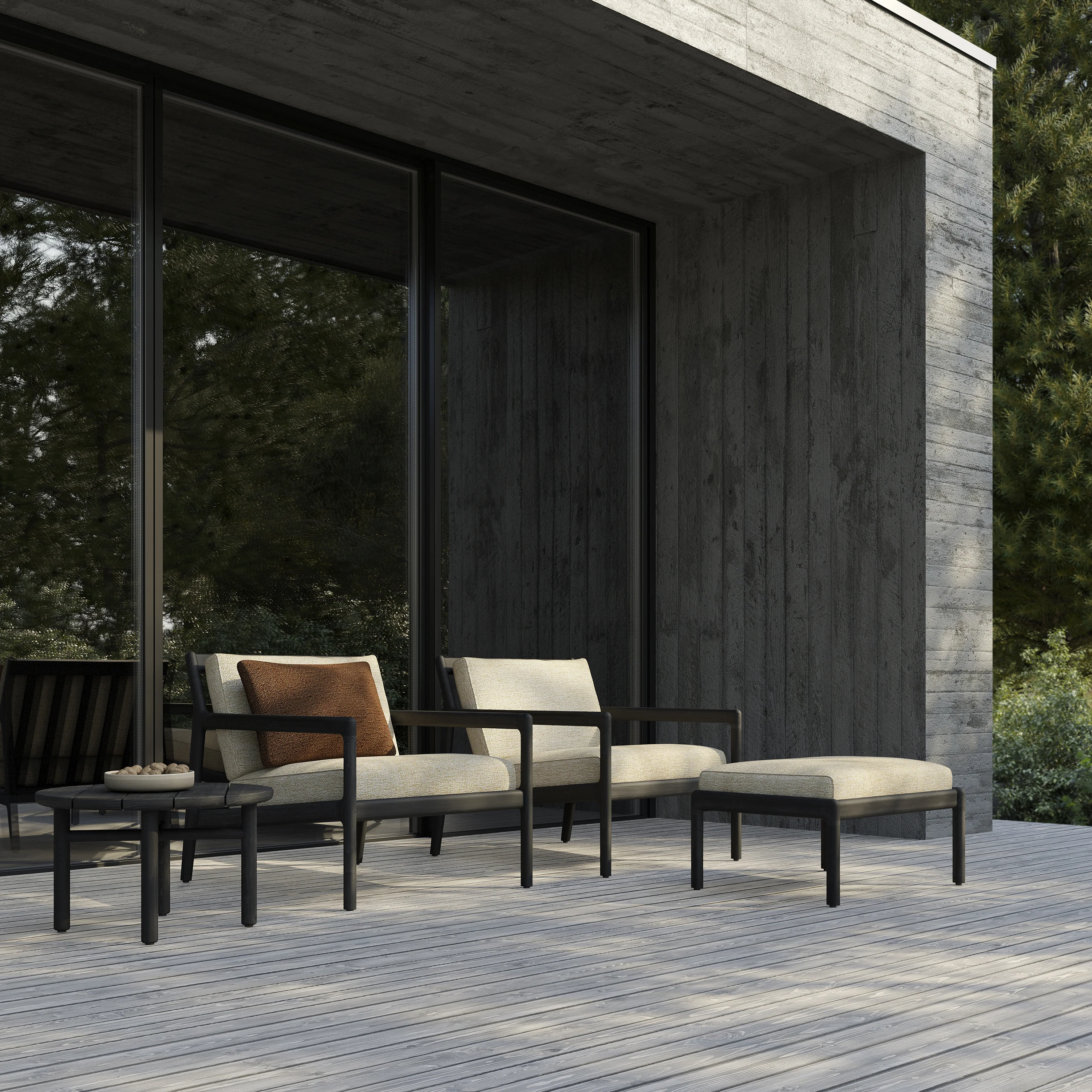 Jack Outdoor Upholstered Lounge Chair - Image 19