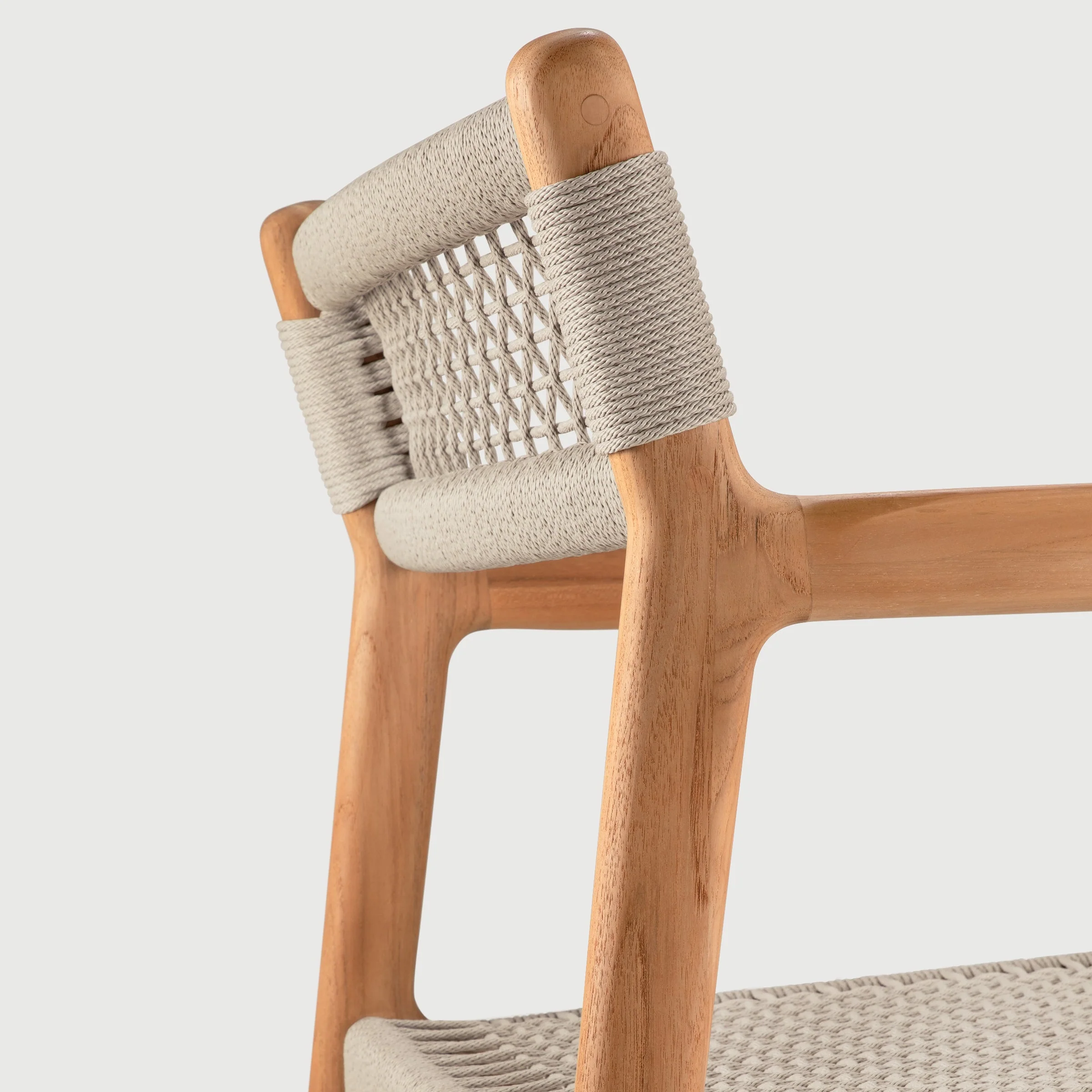 Jack Woven Outdoor Dining Chair - Image 9