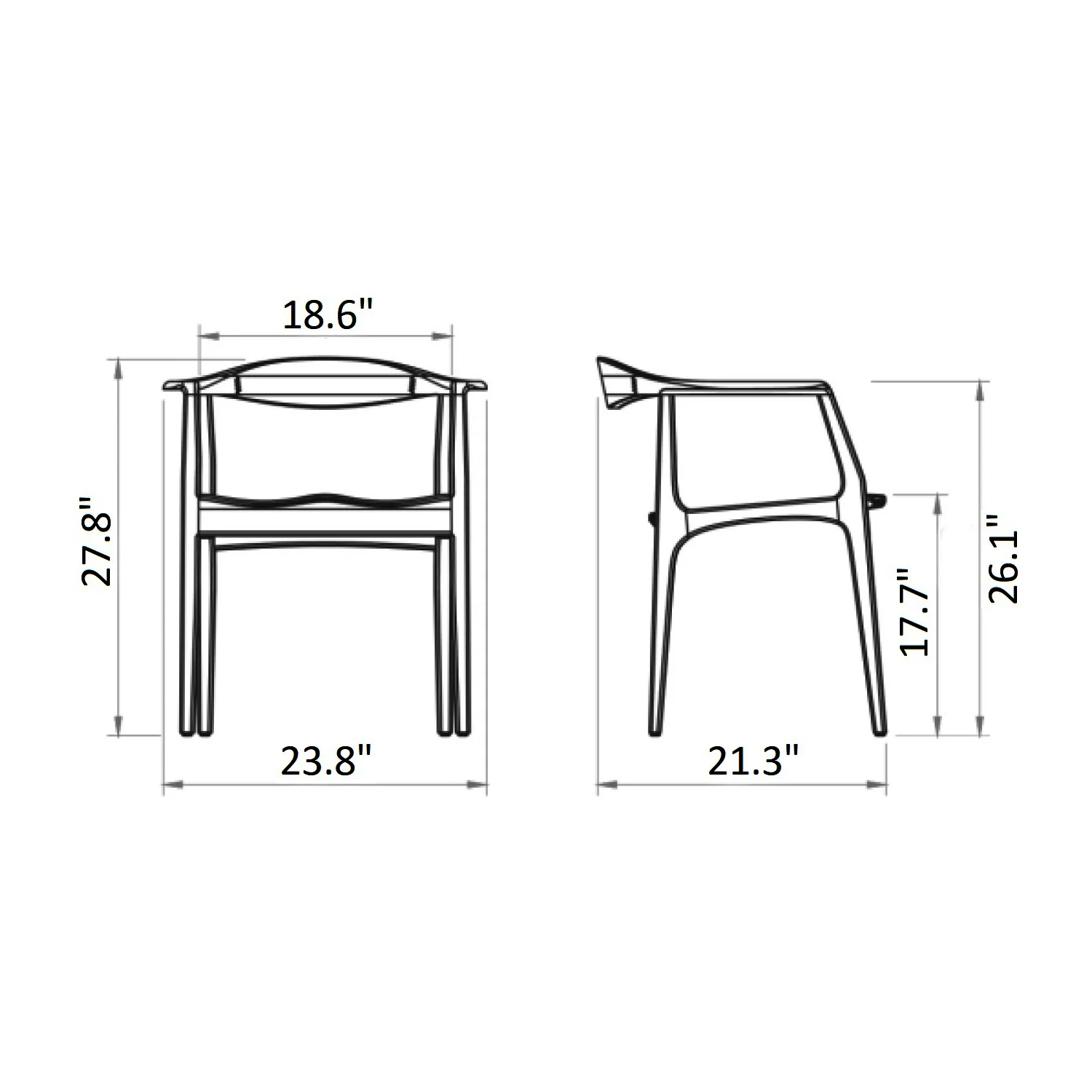 Julieta Outdoor Dining Armchair - Image 6