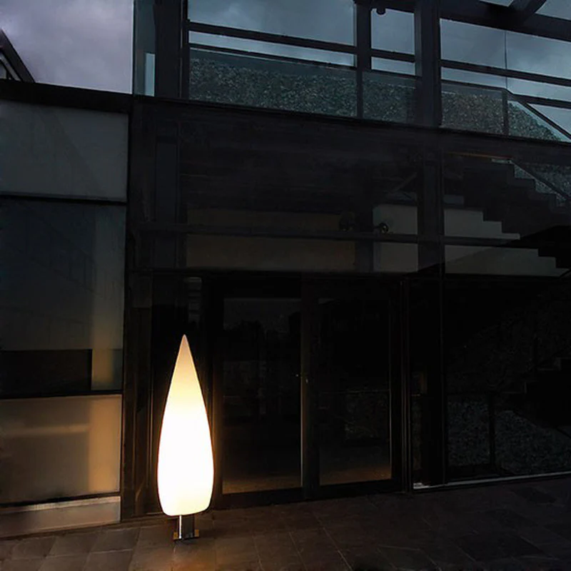 Kanpazar Outdoor Floor Lamp - Stainless Steel Base - Image 2