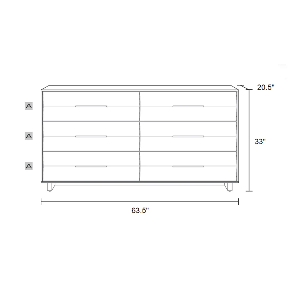 Kava 6-Drawer Dresser - Image 18