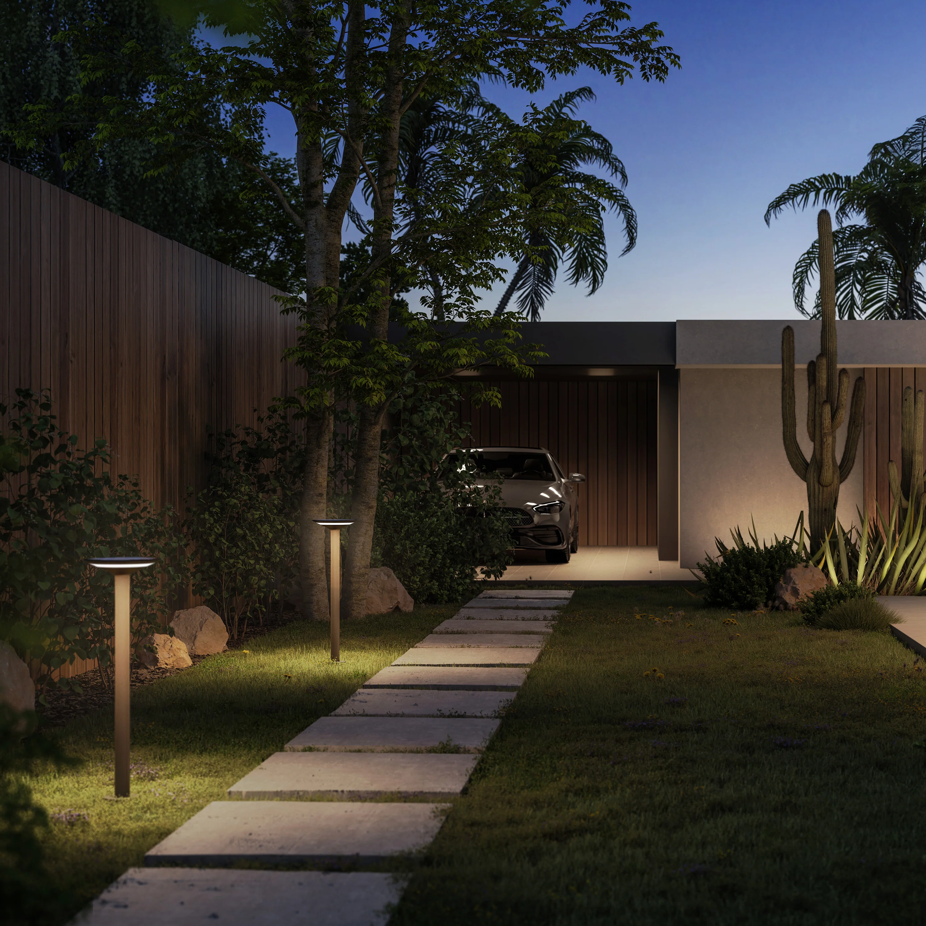 Keope Outdoor Solar Path Light - Image 2
