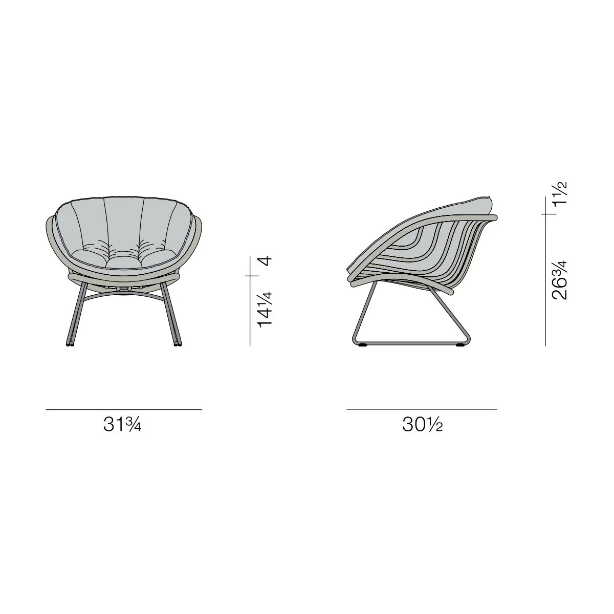 Kida Outdoor Lounge Chair - Image 10