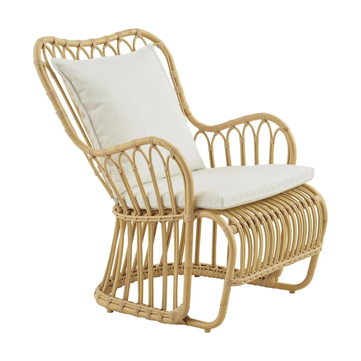 Kindt Larsen Tulip Rattan Chair - Image 4