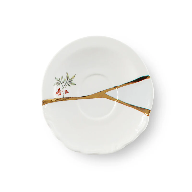 Kintsugi Coffee Cup with Saucer - Image 13