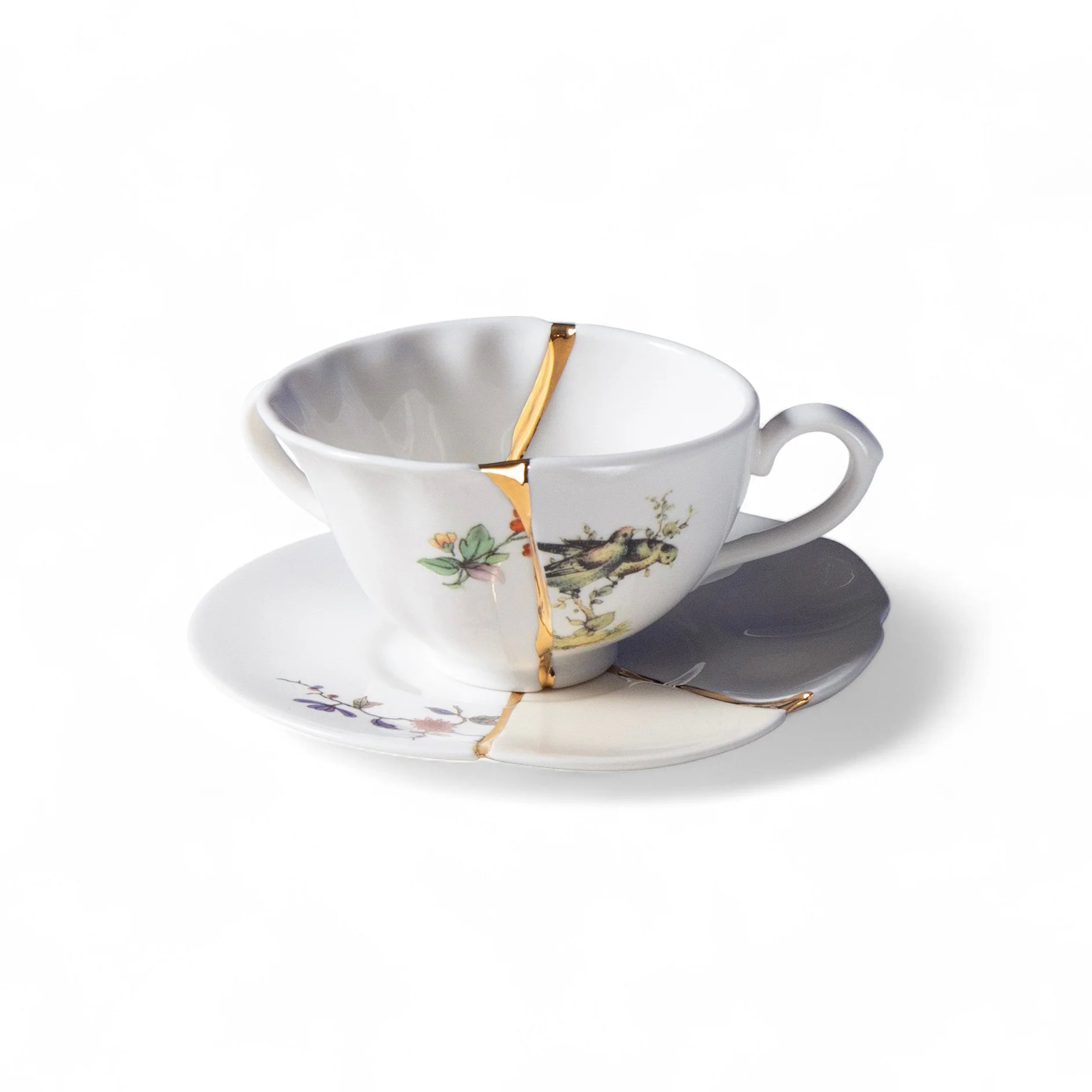 Kintsugi Tea Cup and Saucer - Image 2