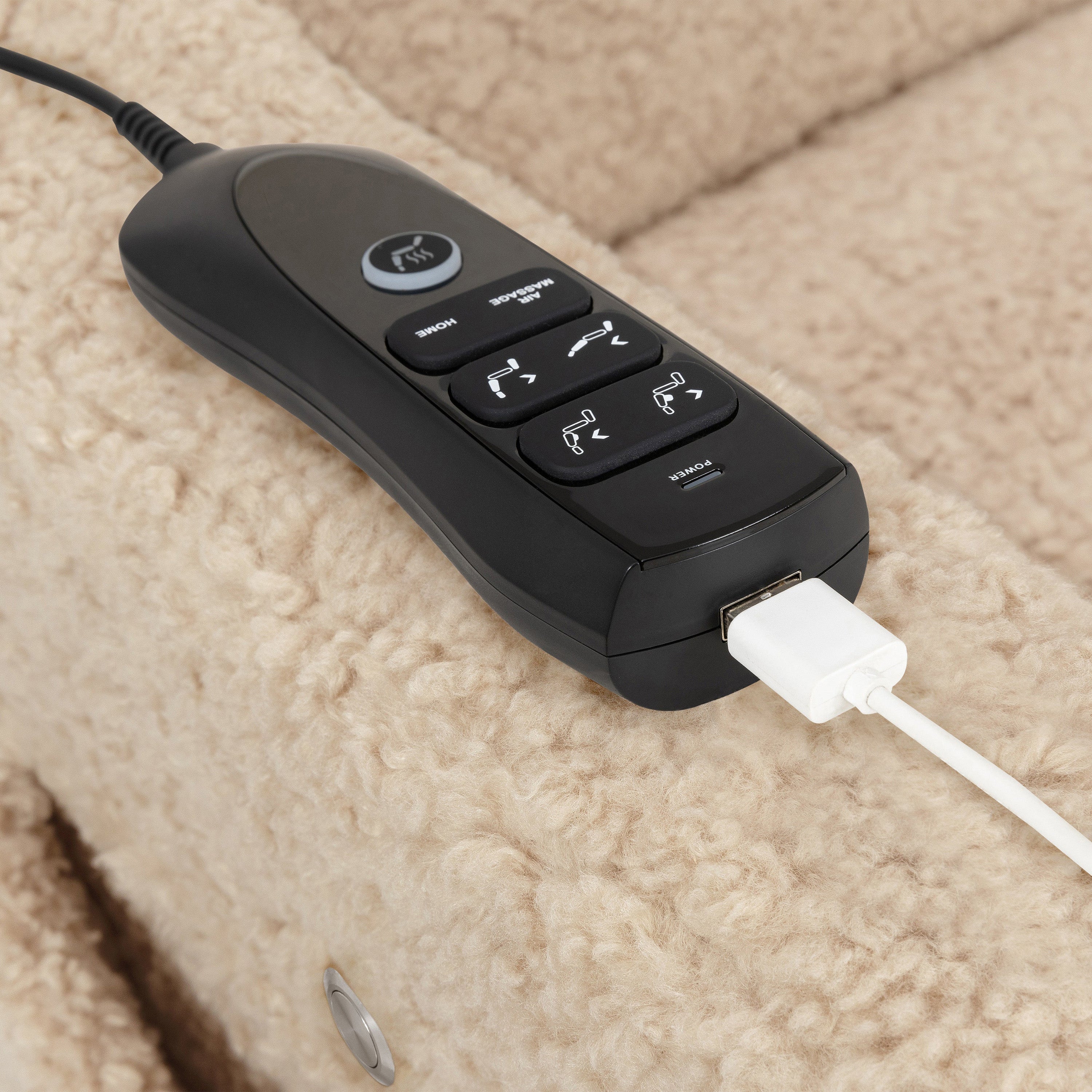 Kiwi Deluxe Power Swivel Glider Recliner with Heat and Massage - Image 22