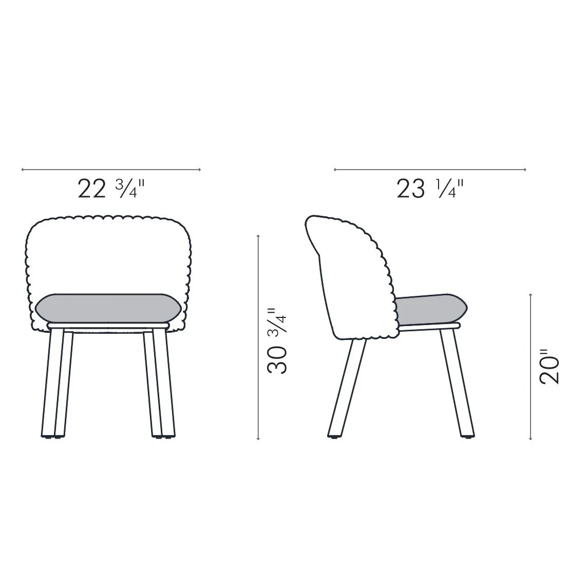 Knit Side Chair - Image 12