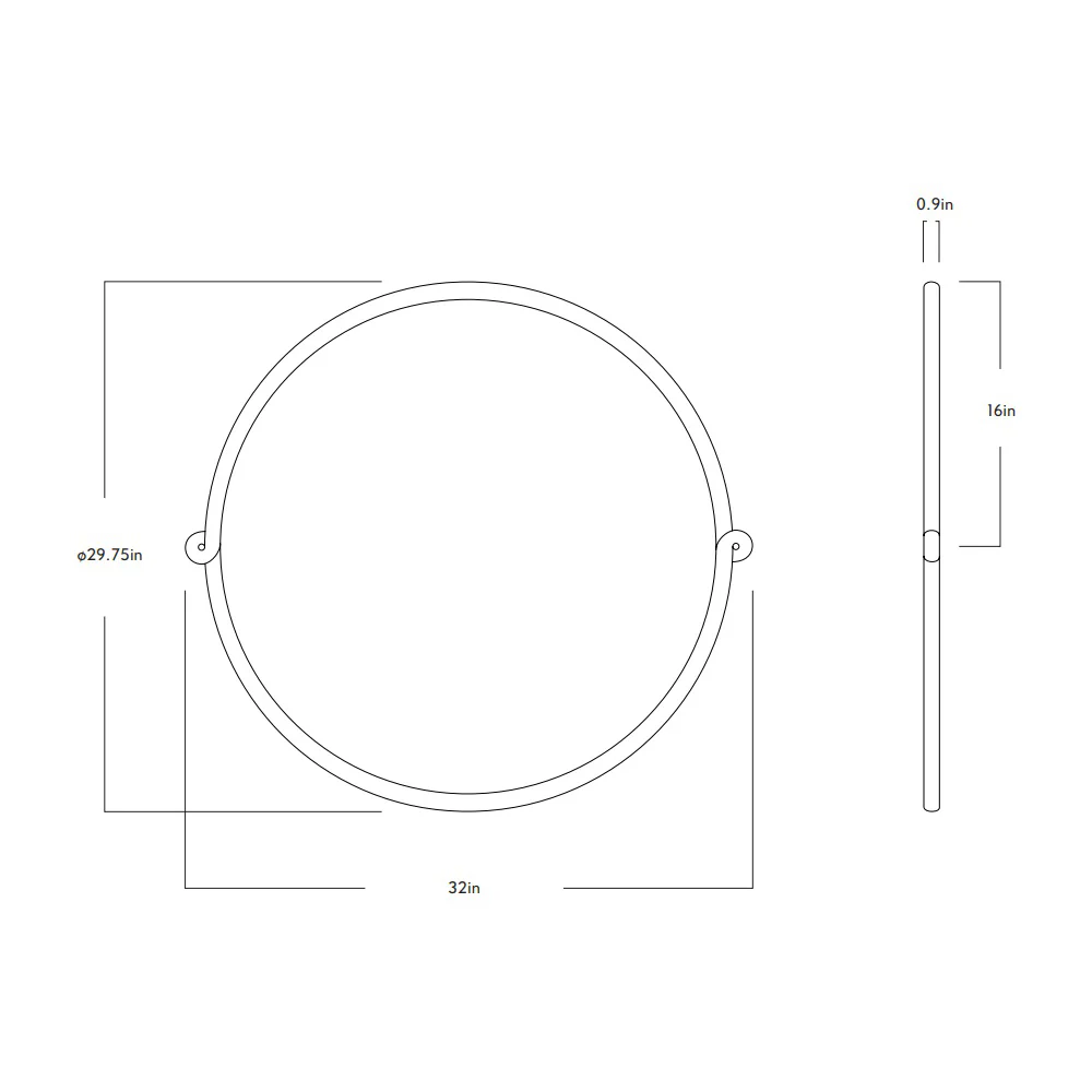 Knot Round Mirror - Image 15