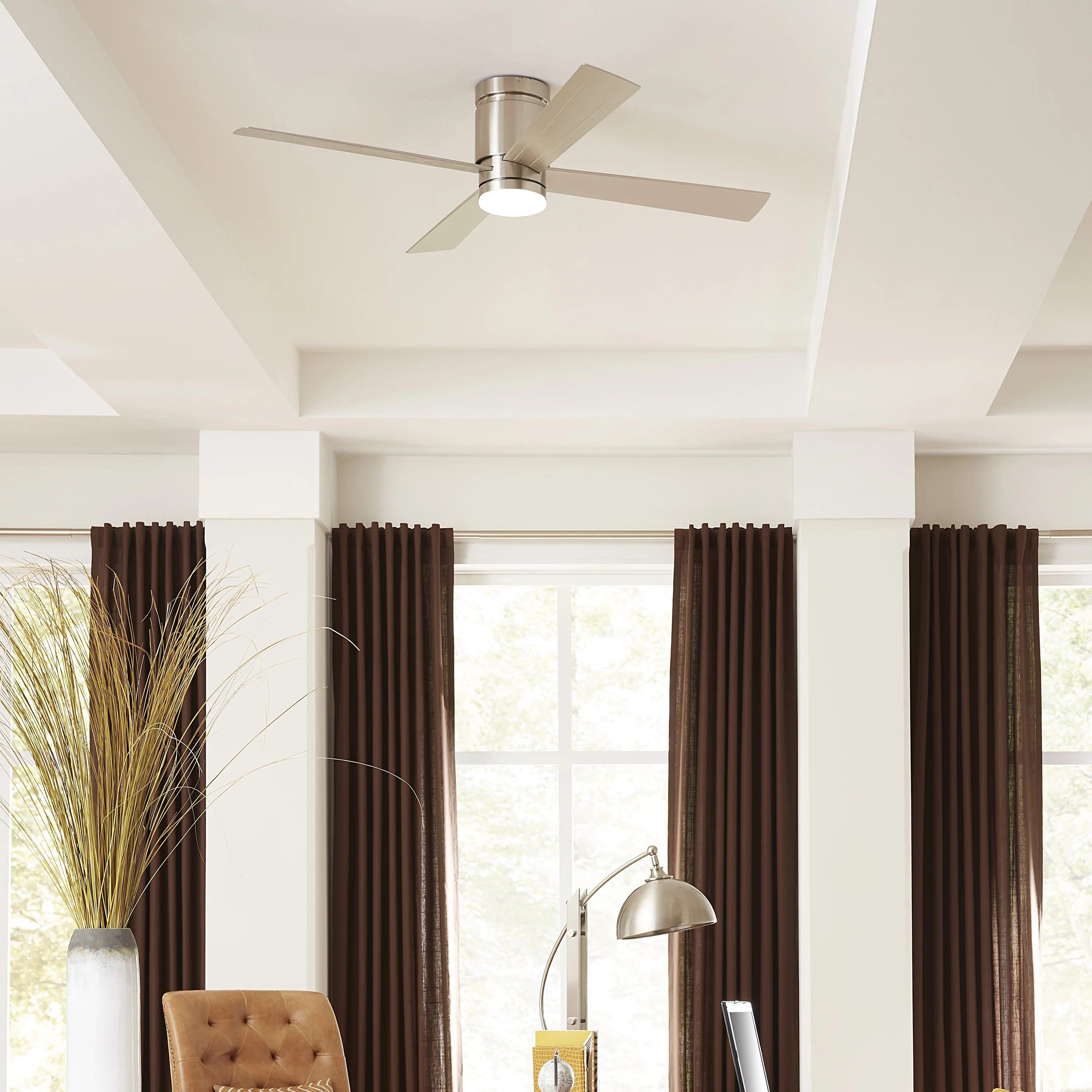 Kwartet Flush Mount Ceiling Fan with Light - Image 7