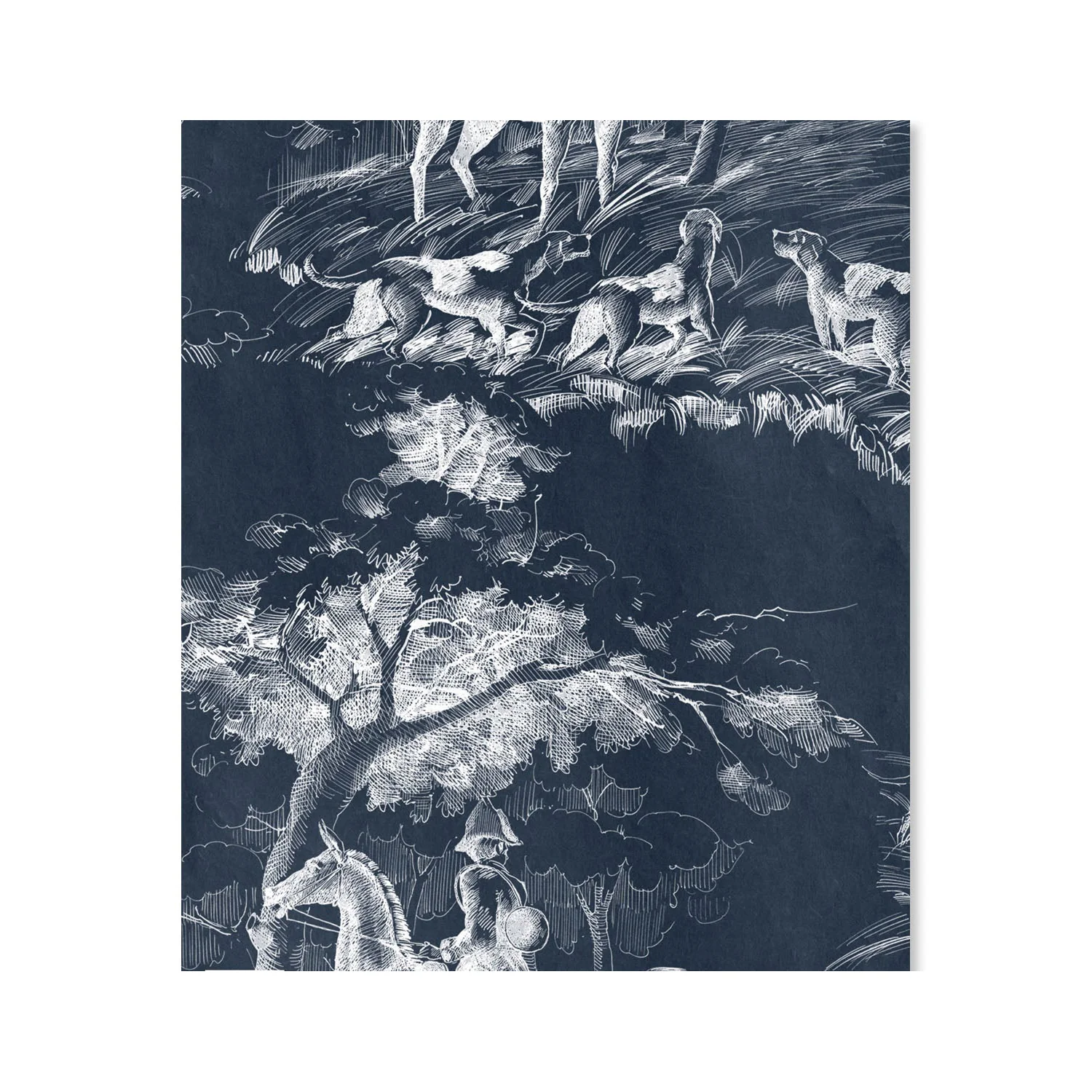 La Chasse Wallpaper Sample Swatch - Image 8