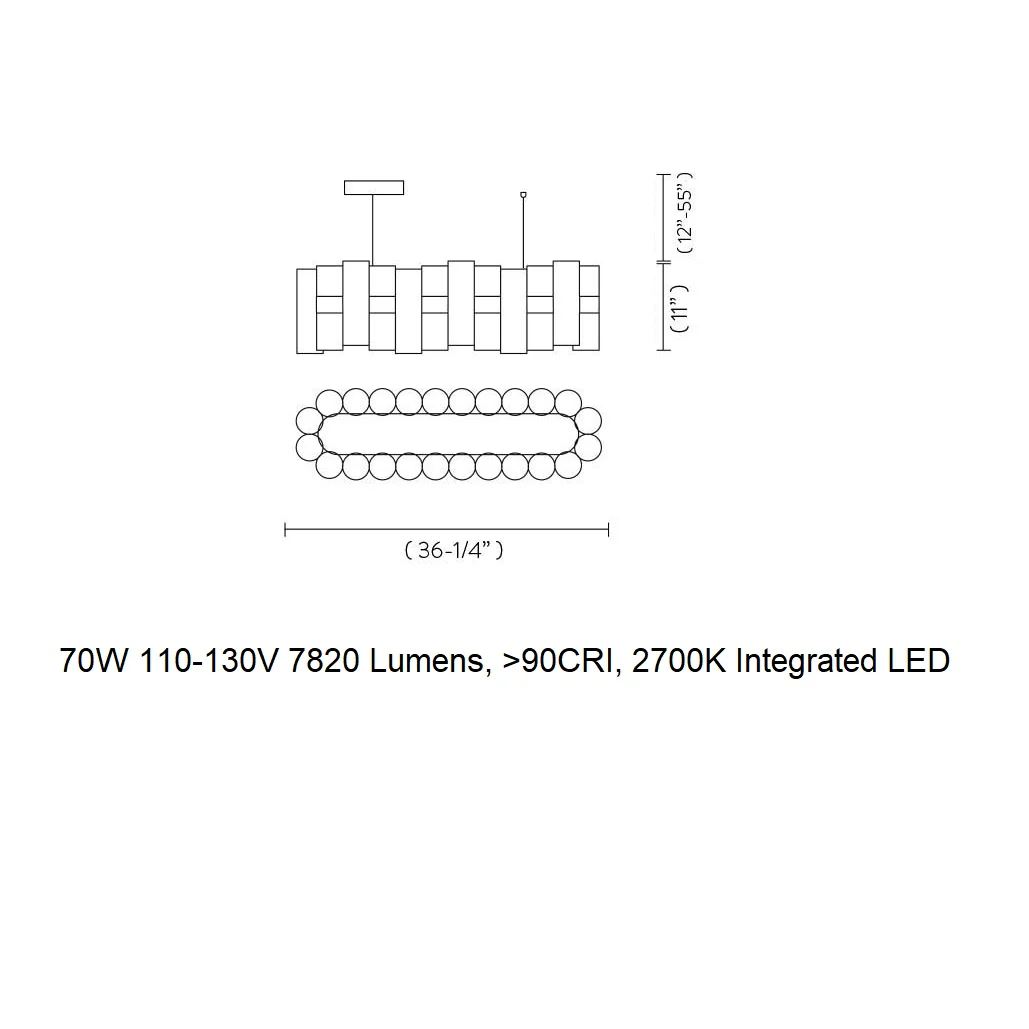 La Lollo Linear LED Pendant Light - Image 15