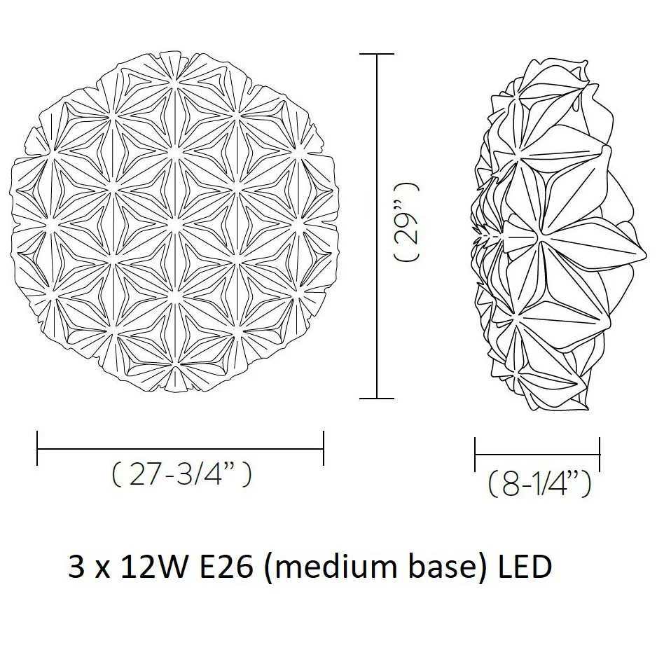 La Vie Wall/Ceiling Light - Image 29