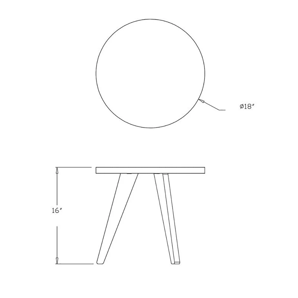 Lago Outdoor Lounge Chair and Satellite End Table Bundle - Image 37
