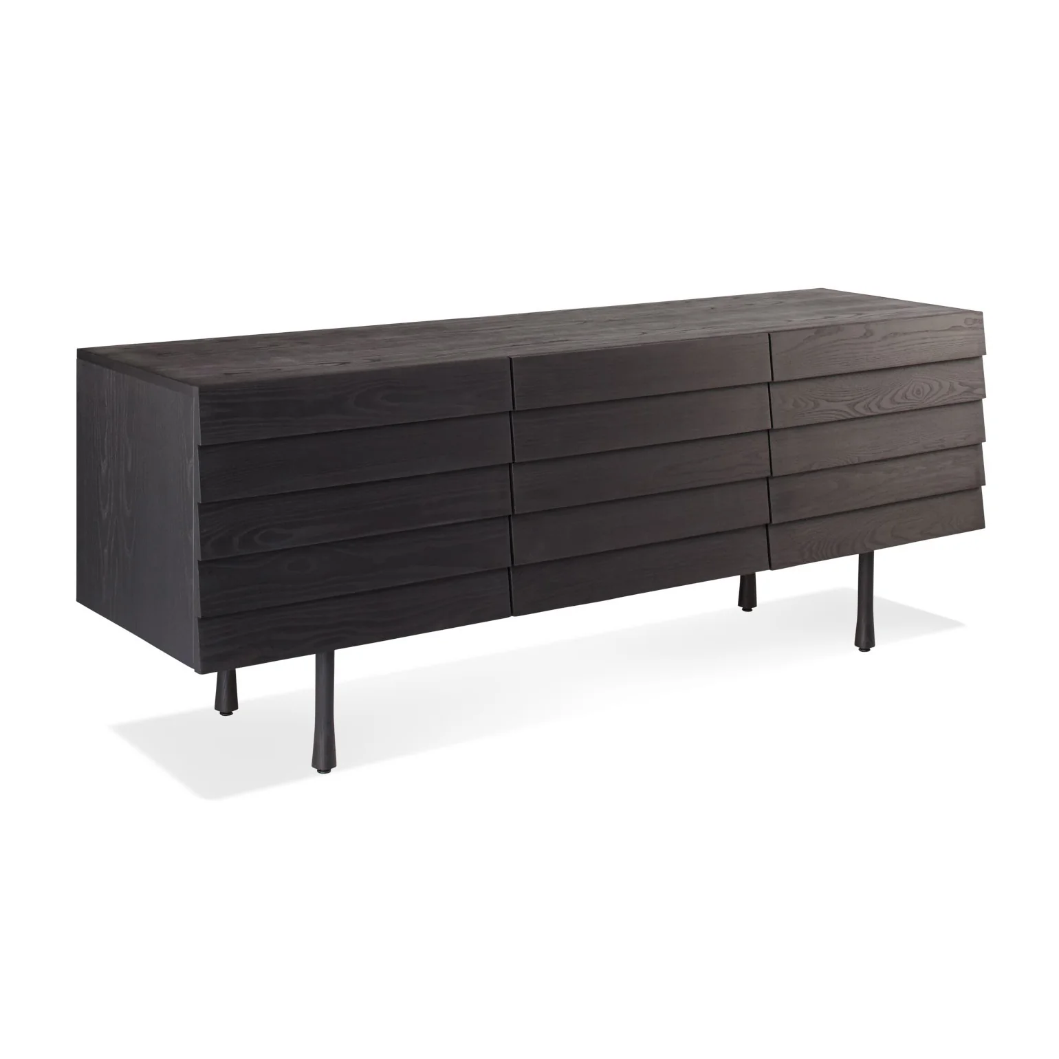 Lap 2 Doors - 2 Drawers Credenza - Image 8