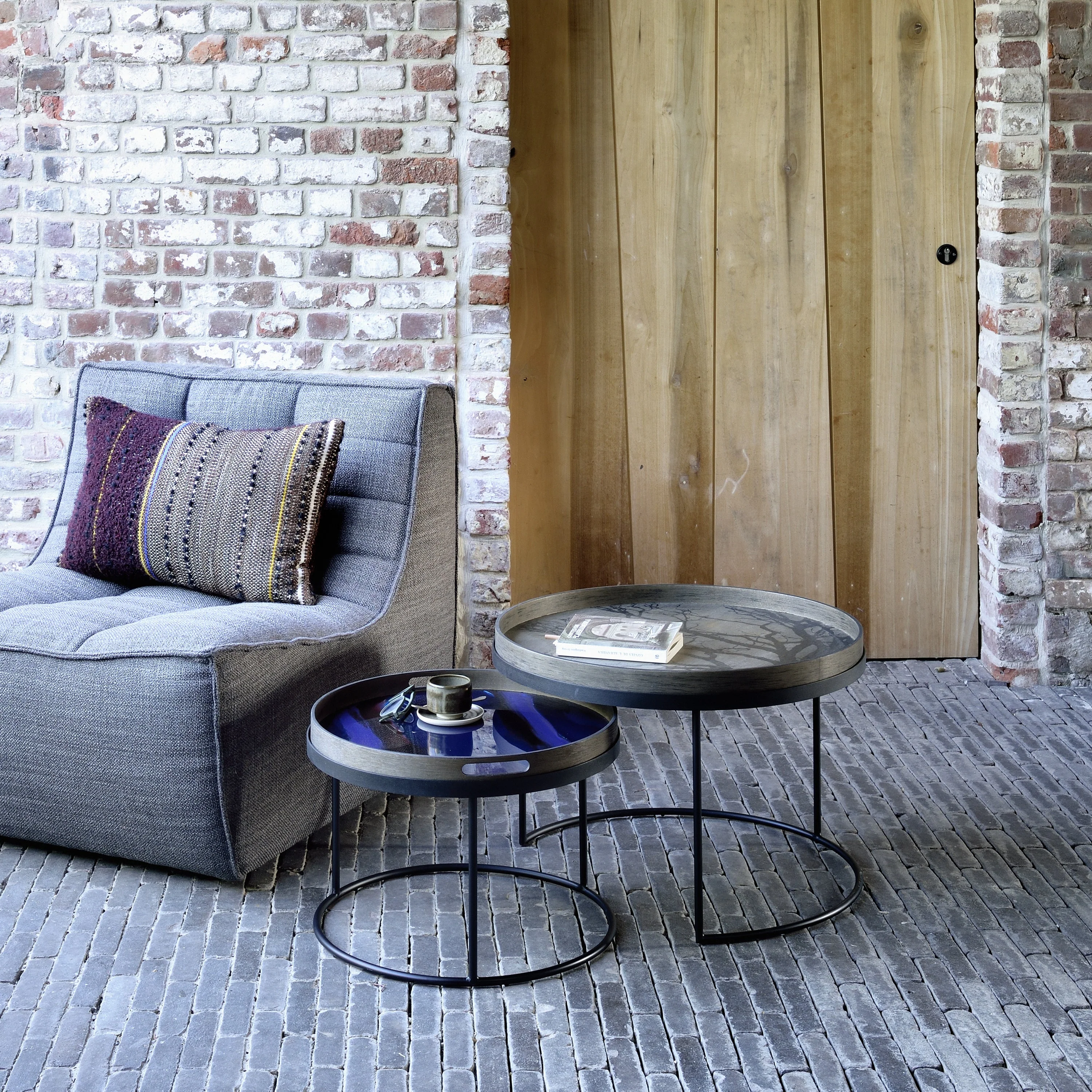 Large Tray Round Coffee Table Set - Image 19