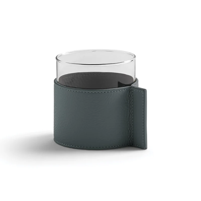 Leather Pot Glass Vase - Image 31