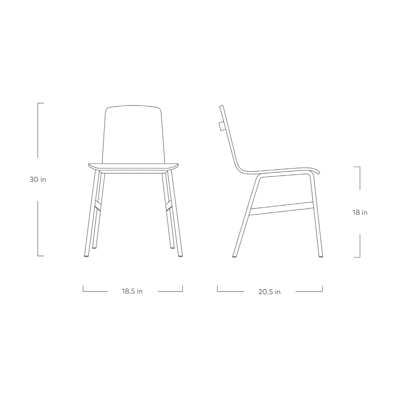 Lecture Dining Chair - Image 14
