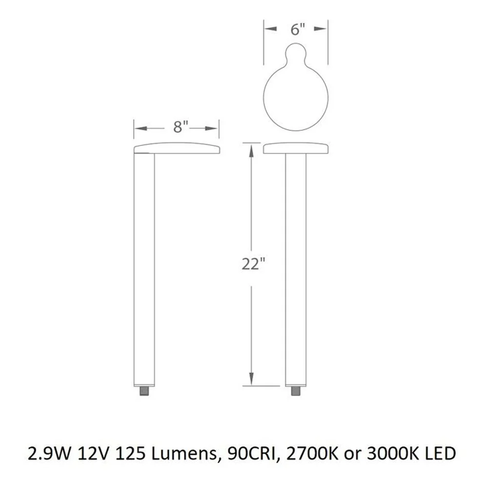LED 12V Round Outdoor Path Light - Image 6