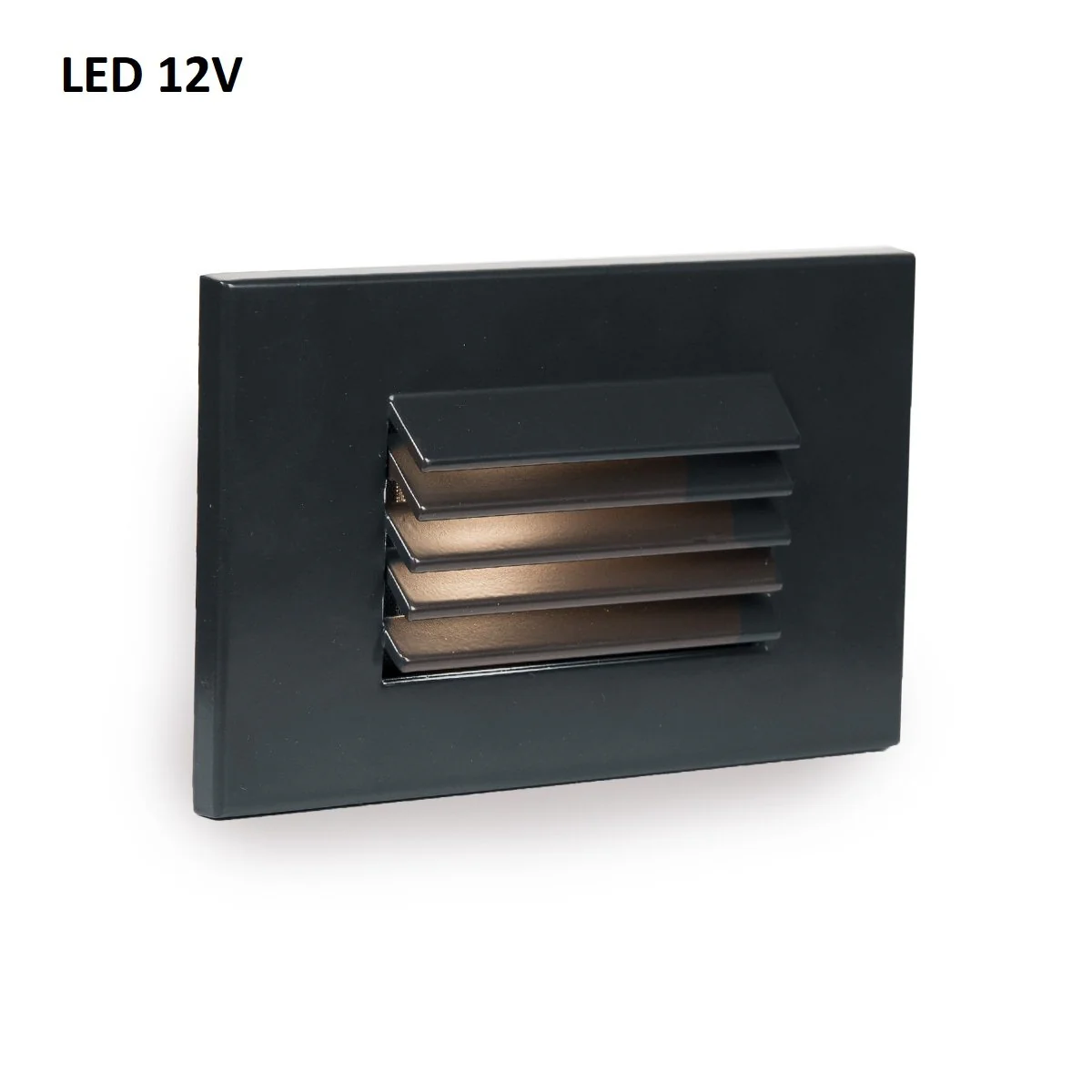 Low Voltage 4051 Outdoor Horizontal Louvered Step and Wall Light