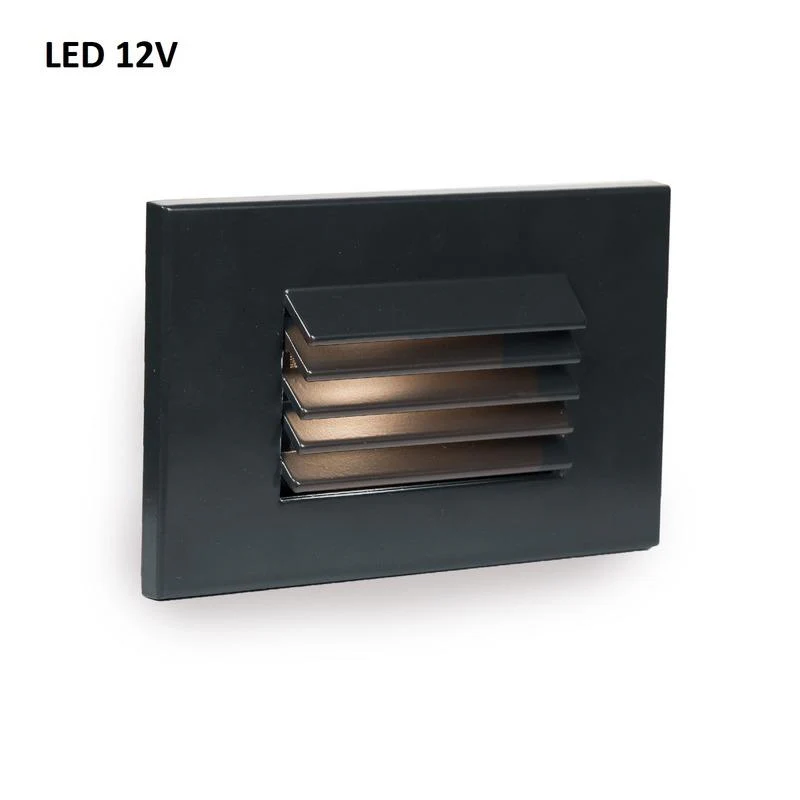 Low Voltage 4051 Outdoor Horizontal Louvered Step and Wall Light - Image 3