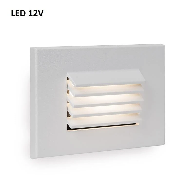 Low Voltage 4051 Outdoor Horizontal Louvered Step and Wall Light - Image 5