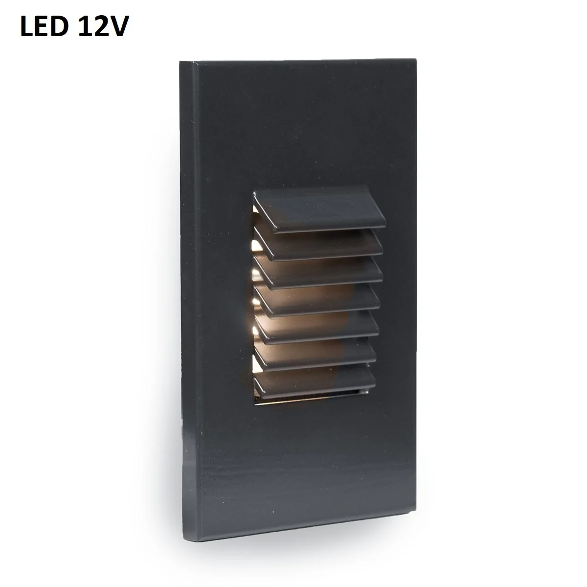 Low Voltage 4061 Outdoor Vertical Louvered Step and Wall Light