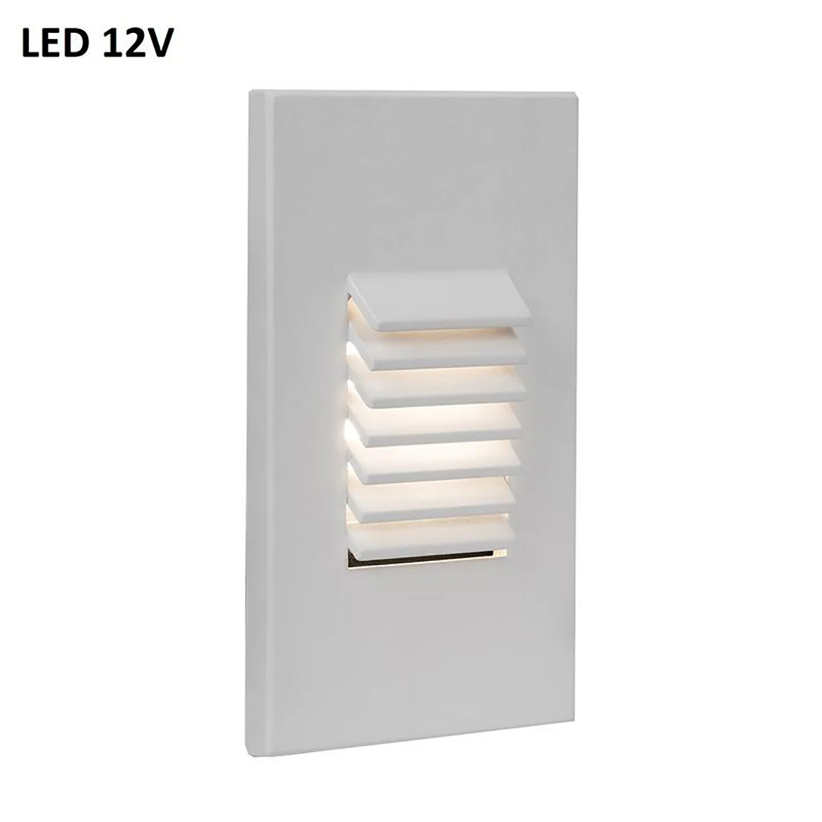 Low Voltage 4061 Outdoor Vertical Louvered Step and Wall Light - Image 4