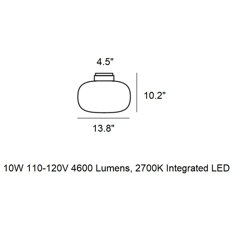 Legier LED Semi Flush Mount - Image 5