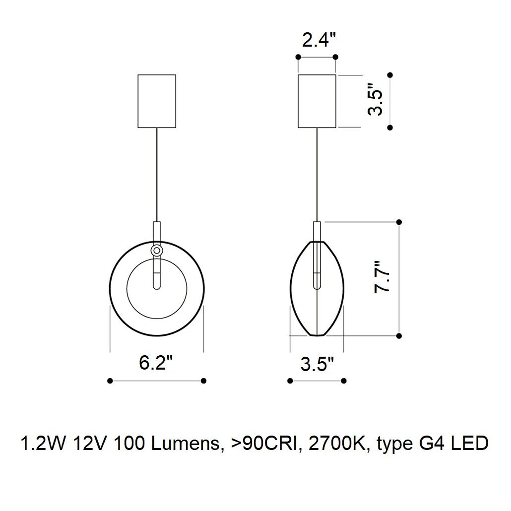 Lens LED Pendant Light - Image 33