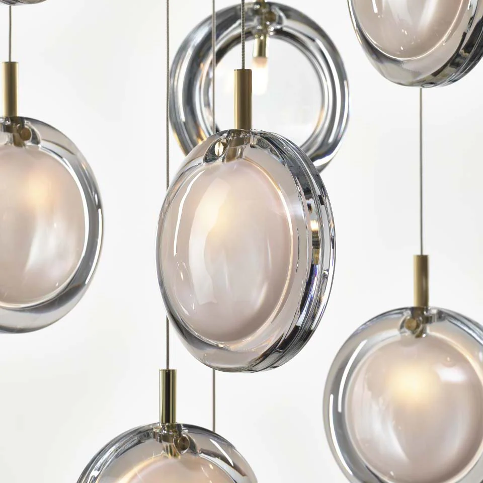 Lens Rectangle LED Chandelier - Image 7