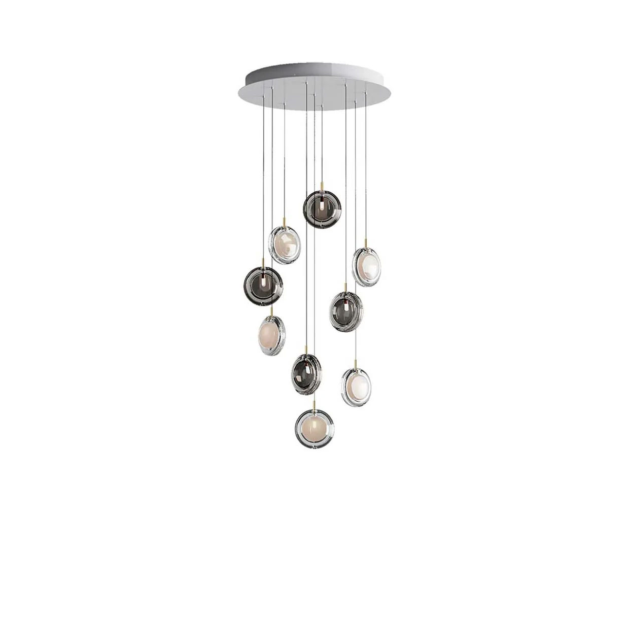 Lens Round LED Chandelier - Image 29