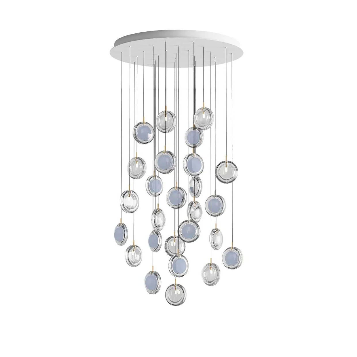 Lens Round LED Chandelier - Image 35