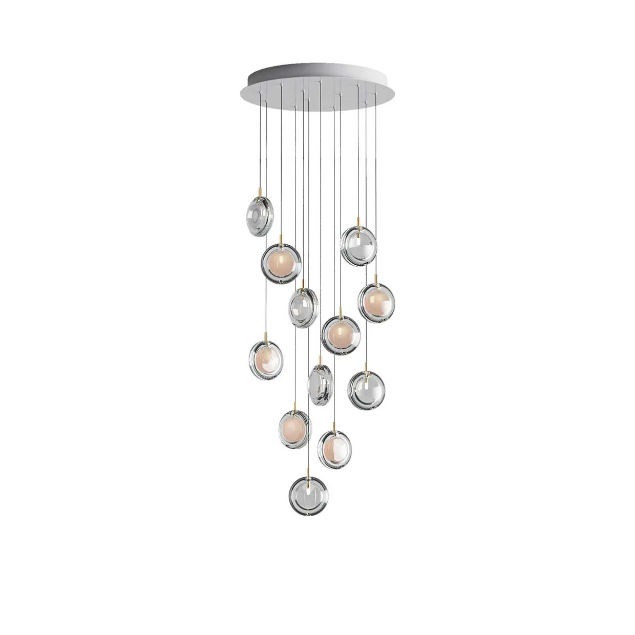 Lens Round LED Chandelier - Image 7