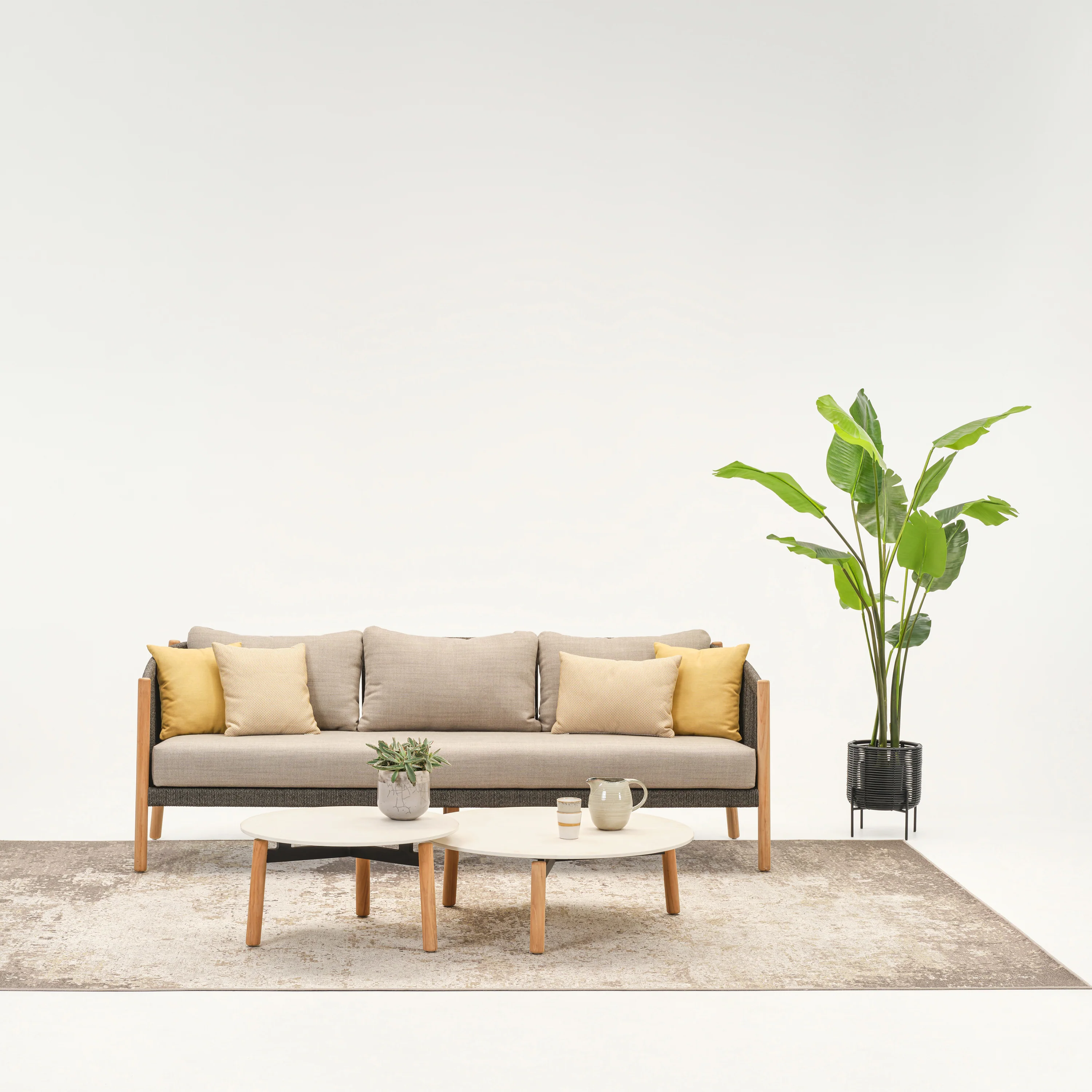 Lento Outdoor 3-Seater Sofa - Image 2