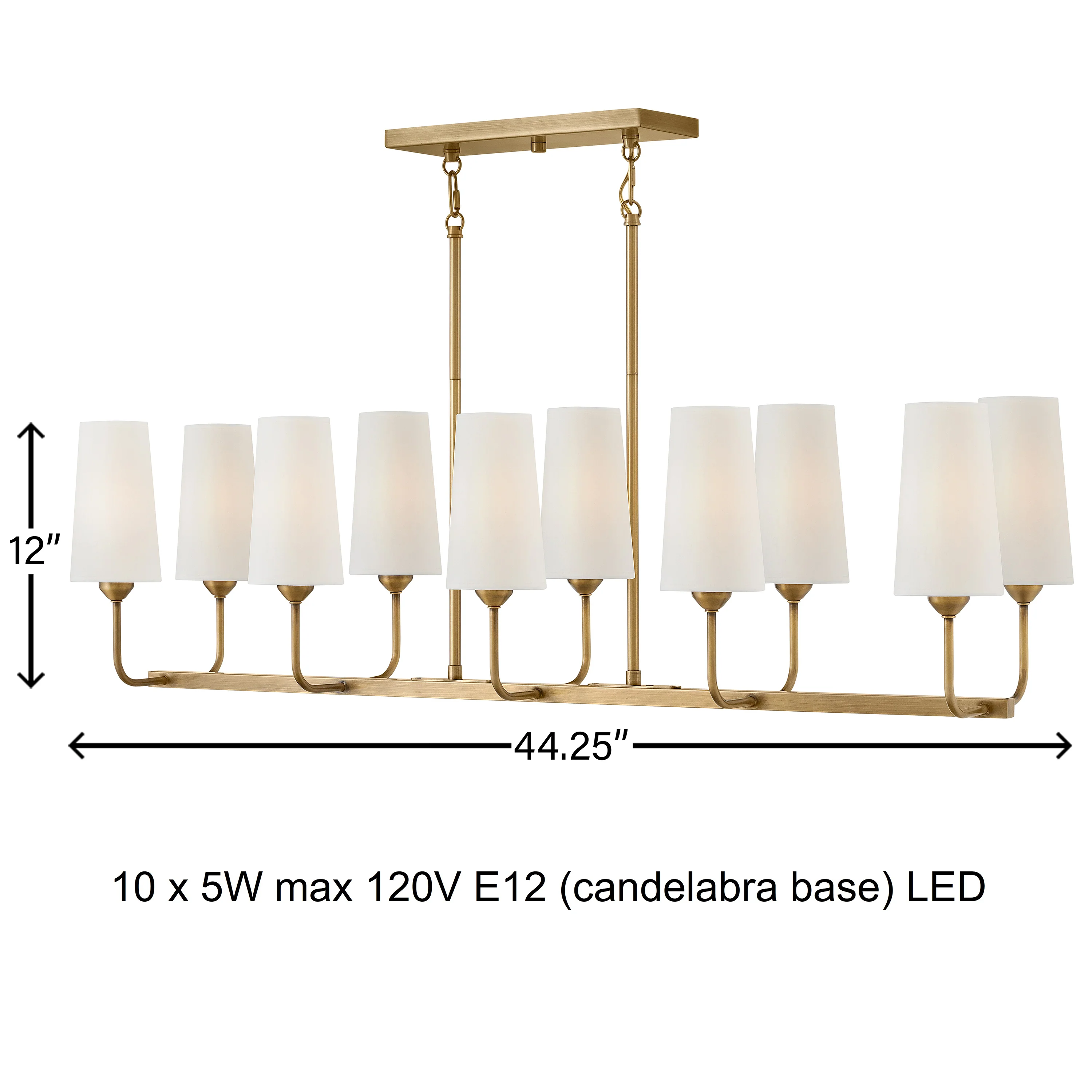 Lewis Linear Chandelier - Image 9