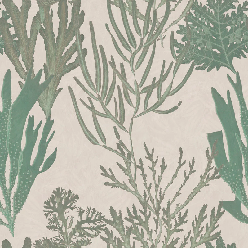 Light Corals Wallpaper Sample Swatch - Image 2