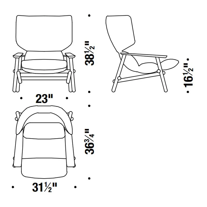 Lilo Wing Armchair - Image 5