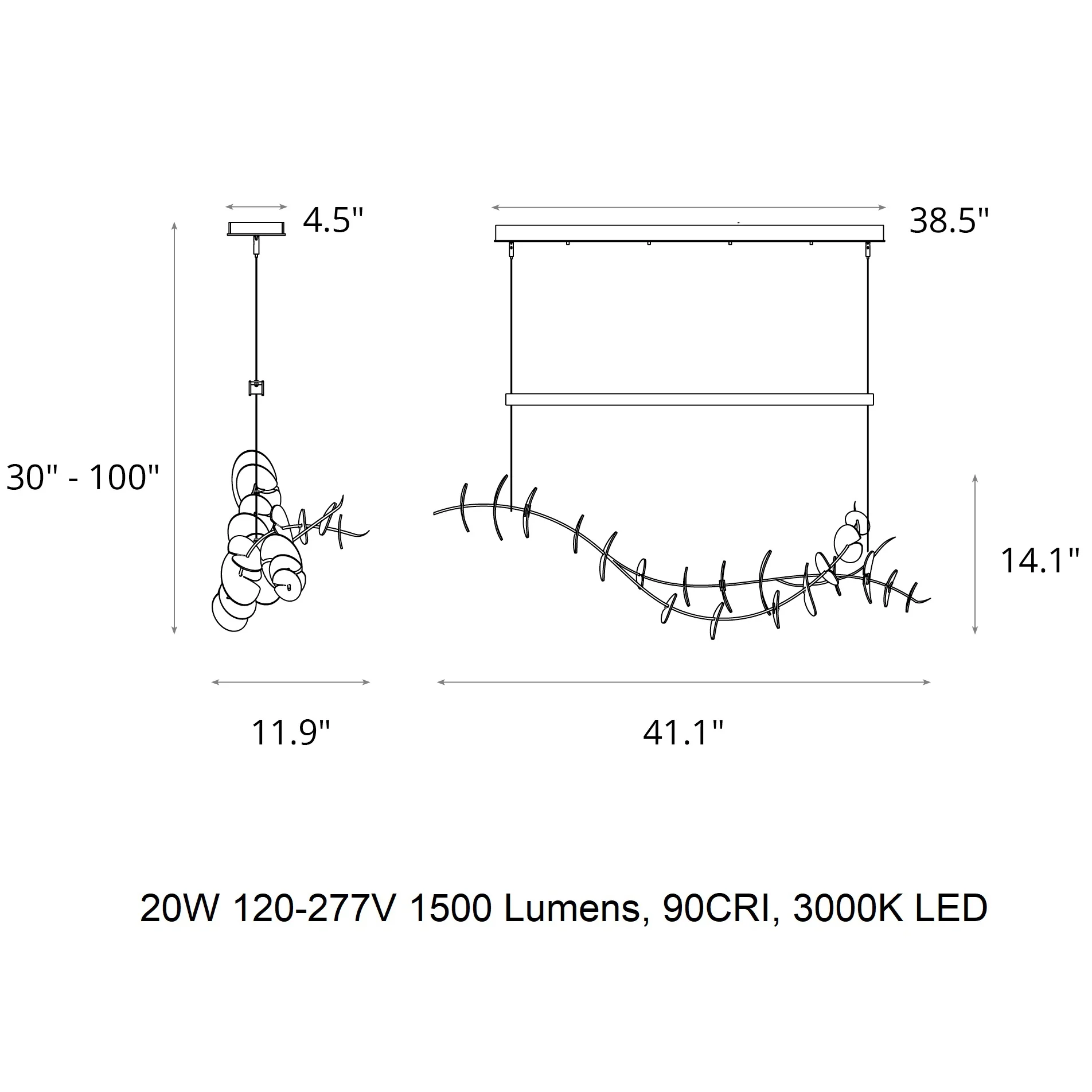 Lily LED Pendant Light - Image 26