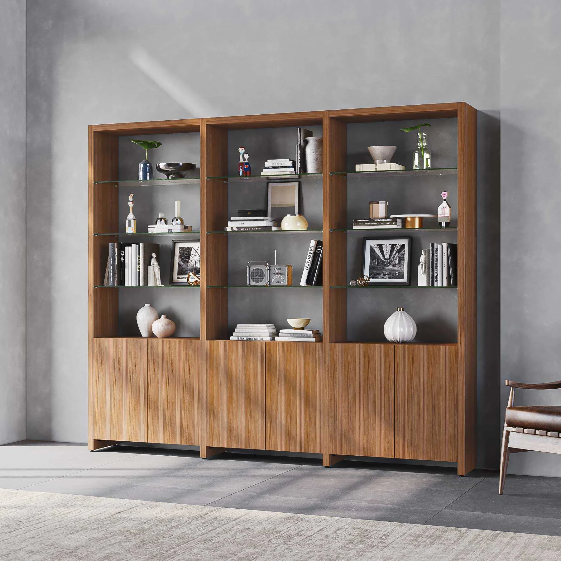 Linea Offset 3 Shelf System - Image 6
