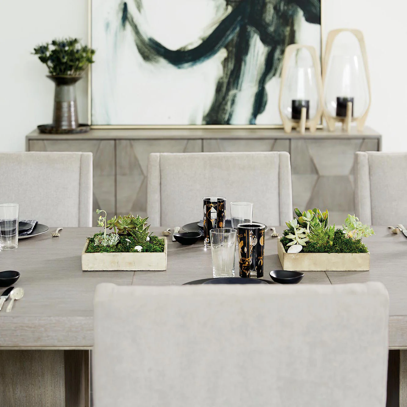 Linea Rectangular Expandable Dining Table - Image 4
