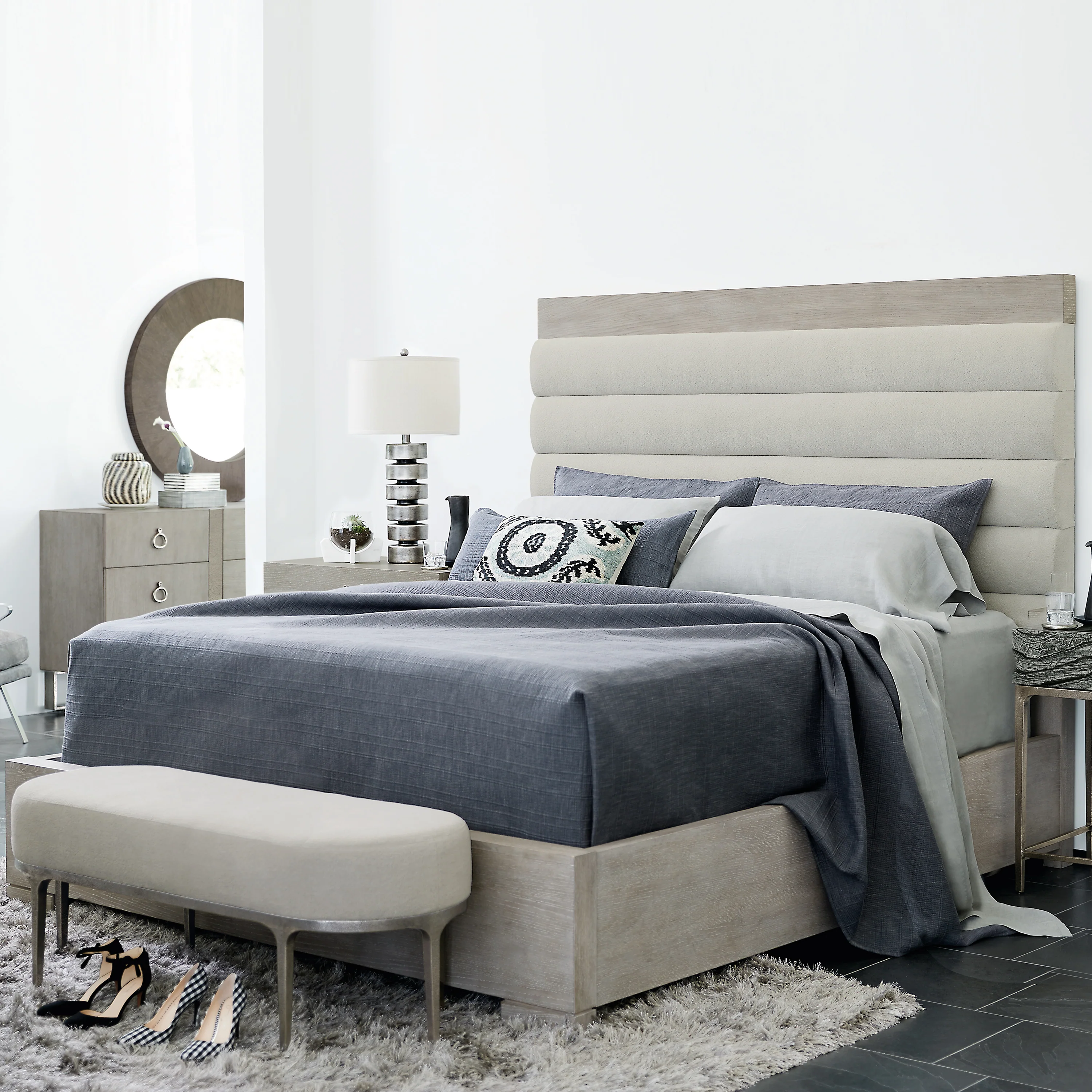 Linea Upholstered Channel Bed - Image 4
