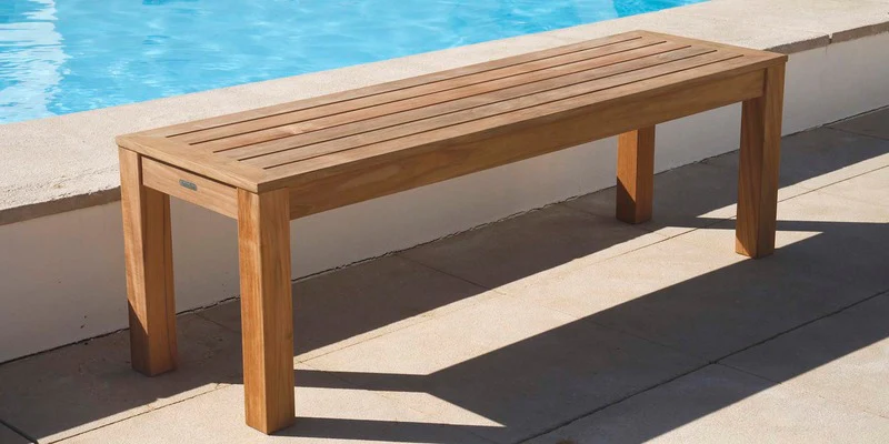 Linear Backless Outdoor Bench - Image 5